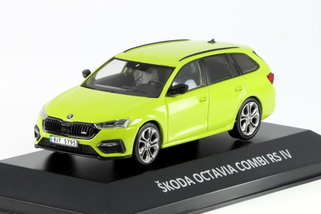 1:43 SKODA Octavia Combi RS IV (2020), green - DEKALEJDOSKOP130