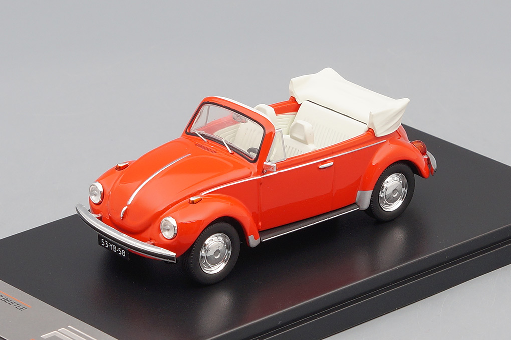1:43 VOLKSWAGEN Super Beetle Convertible (1973), red - PRD530