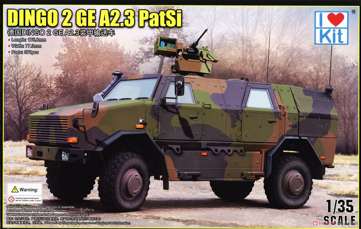 1:35 Сборная модель Броневик DINGO 2 GE A3.3. PatSi - 63524