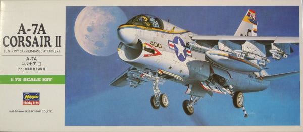1:72 Сборная модель Американский штурмовик Ling-Temco-Vought A-7A Corsair II - 00238