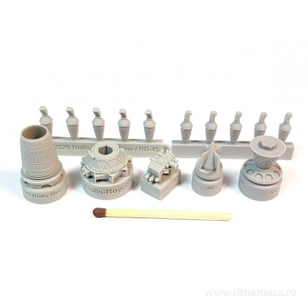 1:72 Rolls-Royce Nene/РД-45/ВК-1 турбореактивный двигатель - RR-72029