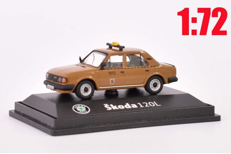 1:72 SKODA 120L Taxi Hnědá - 731ABXD-712XDRA