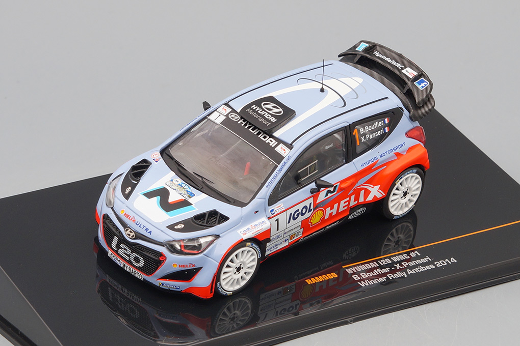 1:43 HYUNDAI i20 WRC #1 B.Bouffier - X.Panseri Winner Rally Antibes 2014 - RAM586