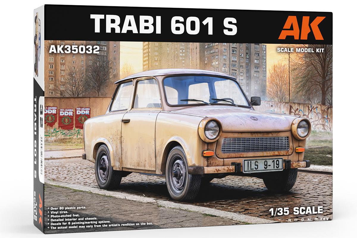 1:35 Сборная модель TRABANT 601 S / TRABI 601 S - AK35032