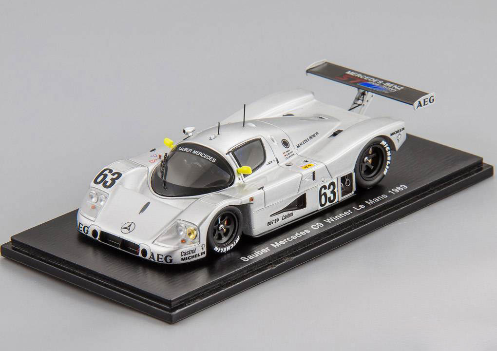 1:43 MERCEDES-BENZ SAUBER C9 #63 Winner Le Mans J. Mass - S. Dickens - M Reuter (1989), white - 43LM89