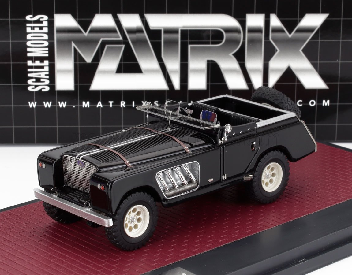 1:43 LAND ROVER 109 Bell Aurens Longnose Open (2008), black - MX51208-012