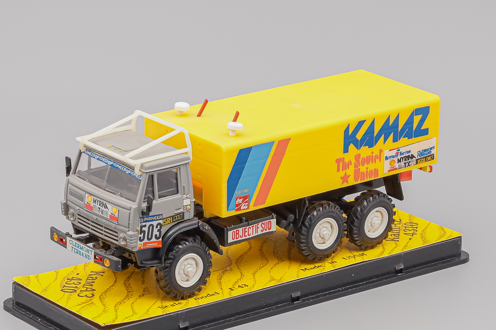 1:43 Камский грузовик 4310 ралли 'Objectif Sud' #503 - 1с68-7590849