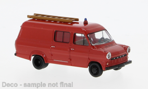 1:87 FORD Transit Feuerwehr (1970), red/black - 34160