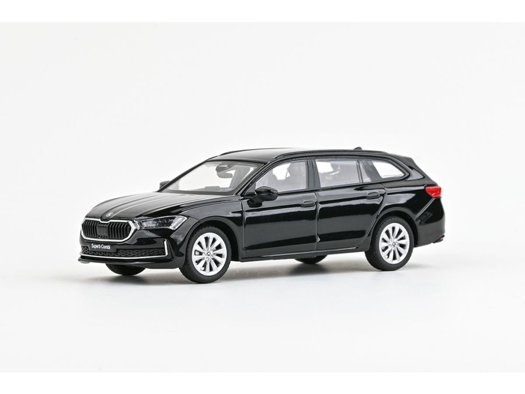 1:43 SKODA Superb IV Combi (2023) Černá Ebony Metalíza - 047DE