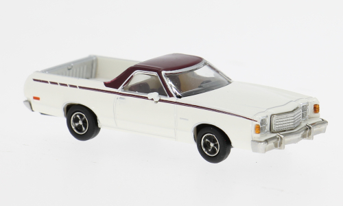1:87 FORD Ranchero (1977), white / dark red - 18234