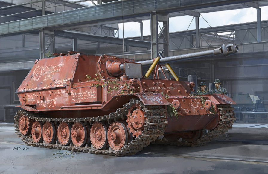 1:35 Самоходное орудие Ferdinand Jagdpanzer Sd.kfz.184 No 15100