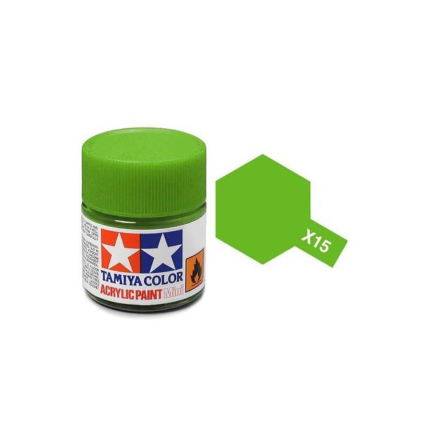 X-15 Light Green (краска акриловая глянцевая, светло-зеленый), 10 мл. - 81515