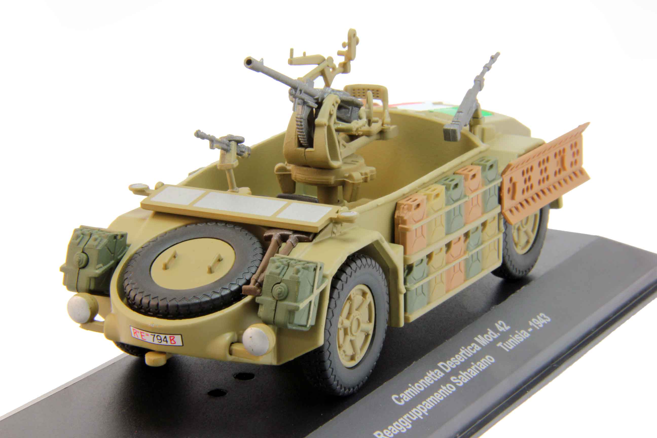 1:43 Camionetta Desertica Mod.42 Reaggruppamento Sahariano Tunisia 1943 - EX16