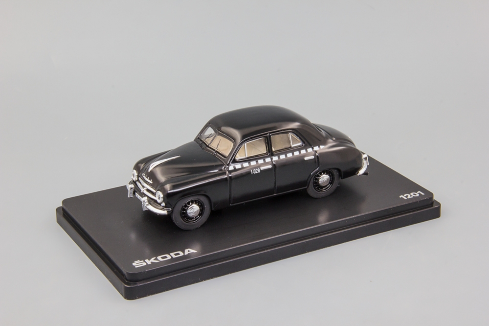 1:43 Skoda 1201 (1956) - Taxi Black - 711XDD