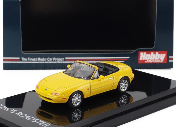 1:64 MAZDA Eunos (mx5) Na6c Spider Roadster (1989), yellow - HJ641025BY