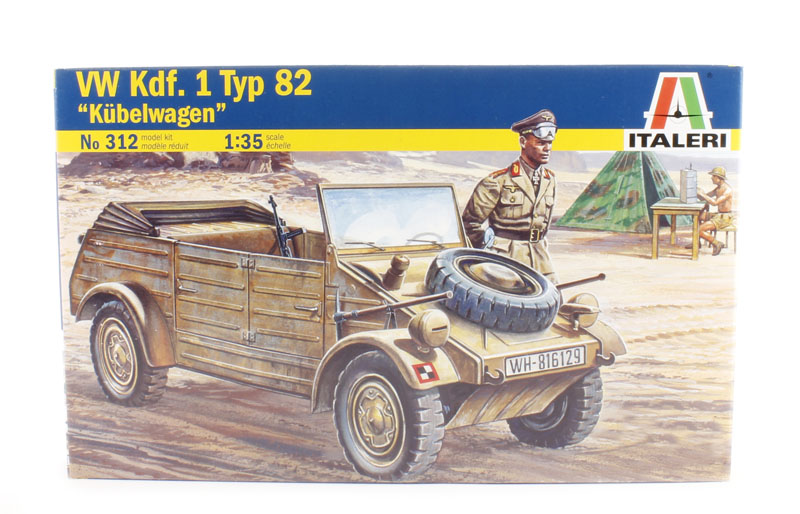 1:35 Сборная модель VOLKSWAGEN Typ 82 KUBELWAGEN - 0312