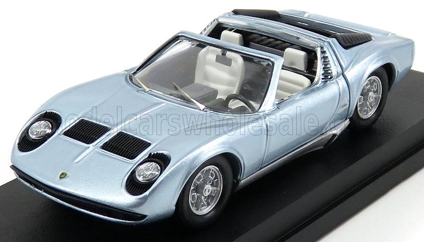 1:43 LAMBORGHINI Miura Roadster Bertone Single Sample Bruxels Motor Show (1968), Blue - 4579