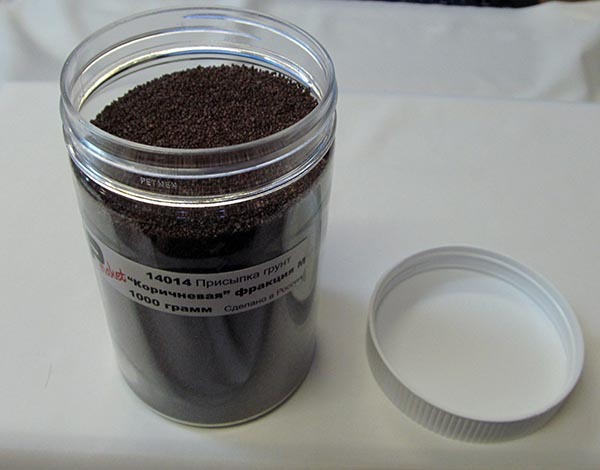 Присыпка грунт коричневая фракция M, 1000 гр - 14014