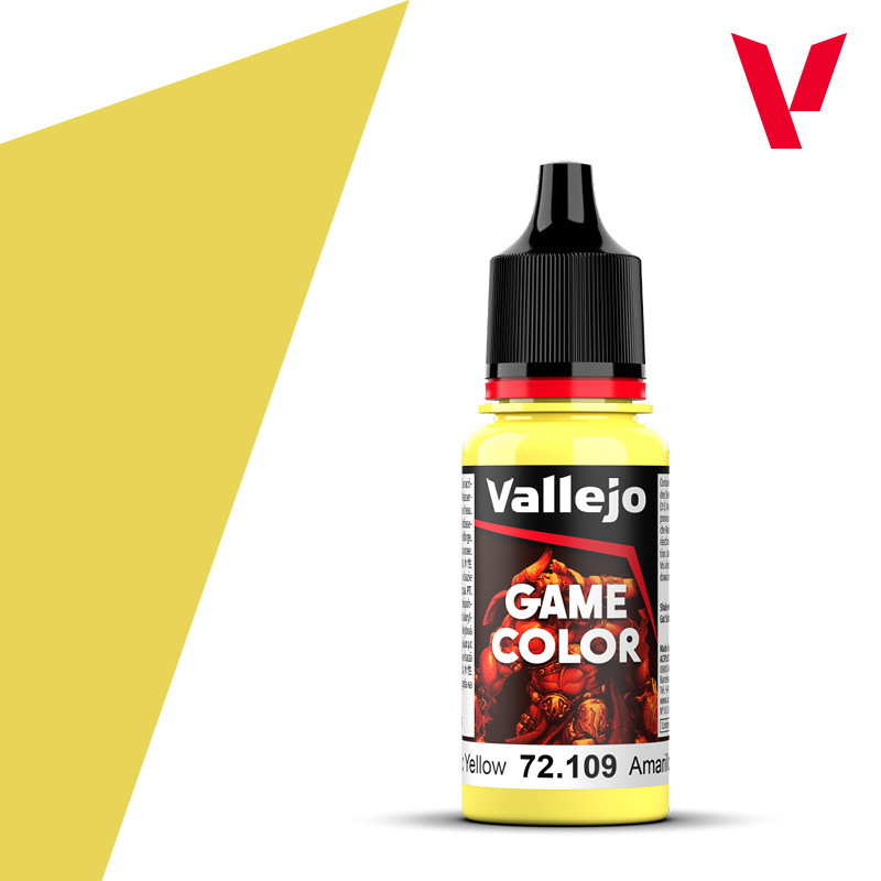 Краска акриловая Game Color Ядовито-жёлтый / Toxic Yellow, 18мл - 72109