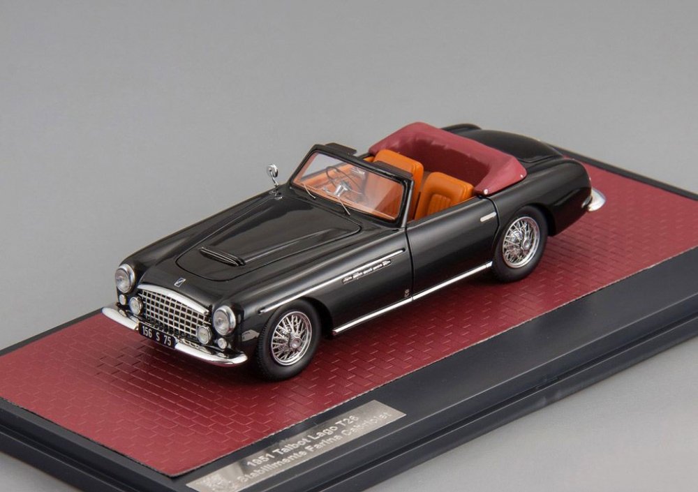 1:43 TALBOT LAGO T26 Stabilimente Farina Cabriolet (1951), black - MX51904-021