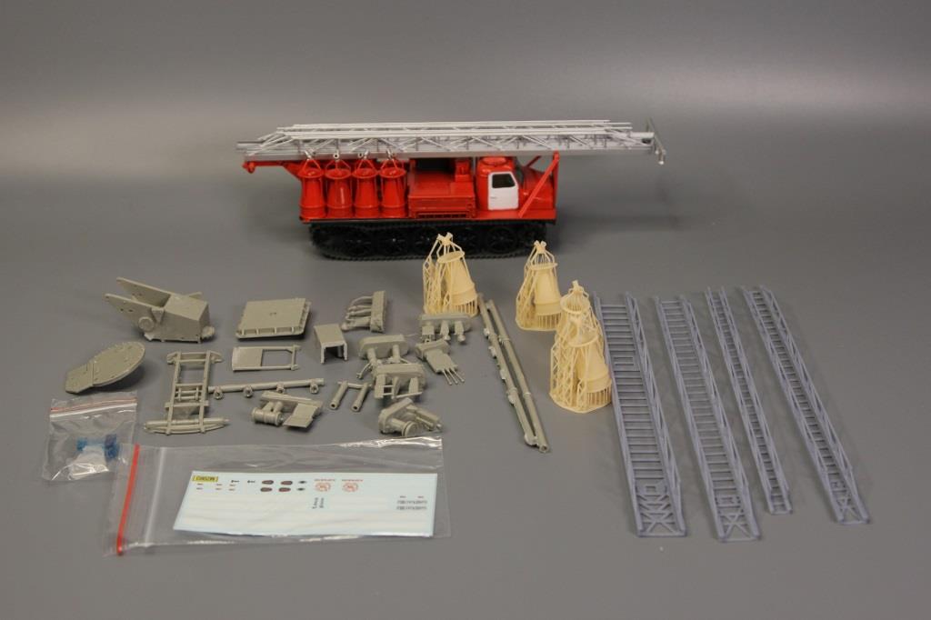 1:43 Набор для конверсии Пожарный подьемник АЛ-30 (АТС-59 ) - MZ096