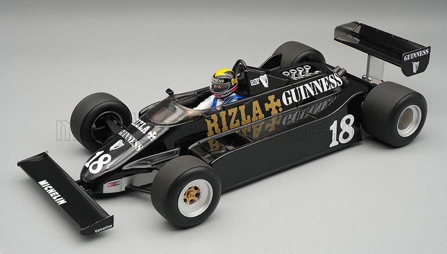 1:18 MARCH F1 811 №18 Belgium GP (with pilot figure) Derek Daly (1981) - TMD18-440D