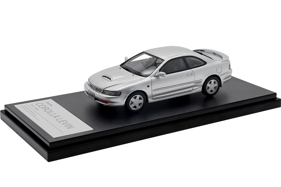 1:43 TOYOTA Corolla Levin GT-Z (1991), Silver Mica Metallic - HS440SL