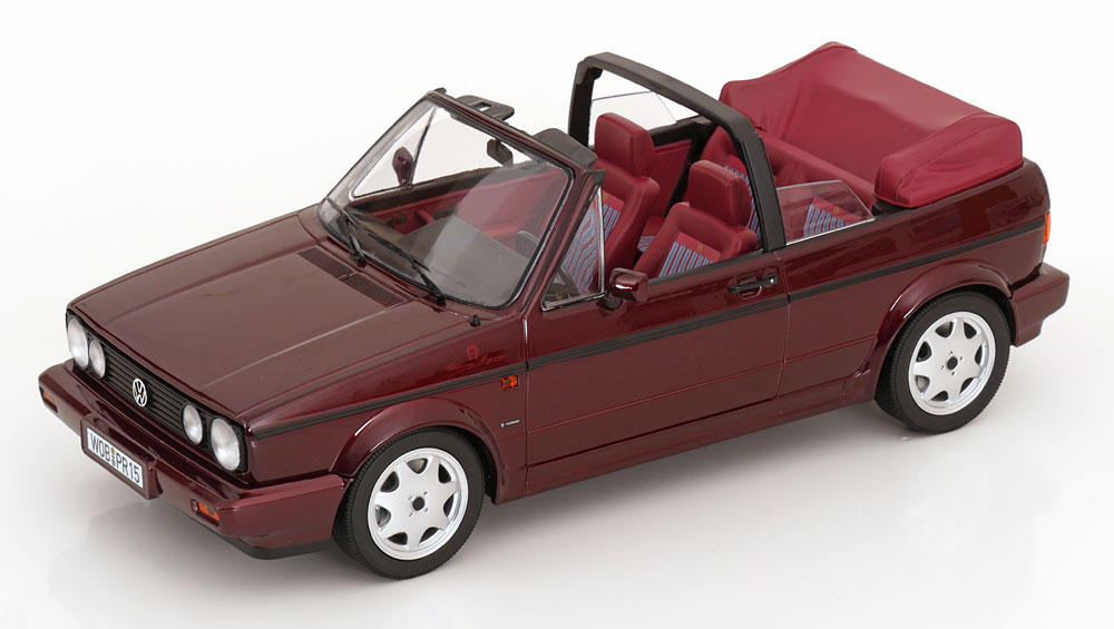 1:18 VOLKSWAGEN Golf 1 Cabrio Etienne Aigner (1990), dark red-metallic - 188566