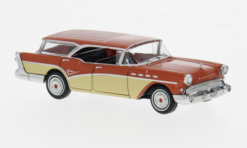 1:87 BUICK Century Caballero (1957), orange/ light beige - 18179