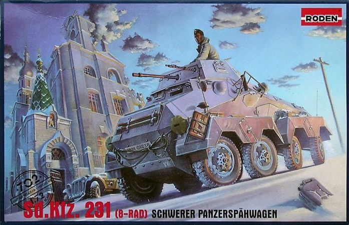 1:72 Сборная модель Немецкий бронеавтомобиль Sd.Kfz.231 Schwerer Panzerspahwagen - 702