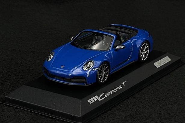 1:43 PORSCHE 911 (992 II) Carrera T Cabriolet (2024), Lugano blue - WAP0200260SCPE