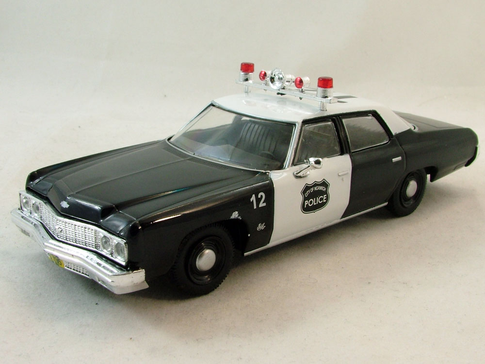 1:43 CHEVROLET Bel Air City of Norvich Police, Полицейские Машины Мира 25, черный - PCW025