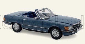 1:18 MERCEDES-BENZ 500SL Cabriolet (R107) (1982), labrador blue - 183351