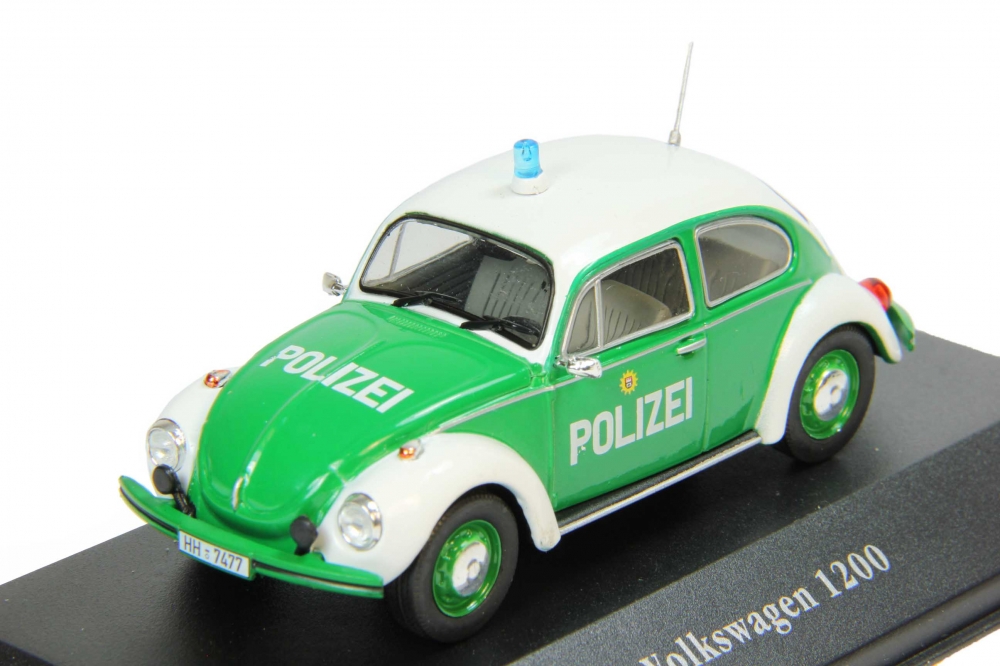 1:43 VOLKSWAGEN 1200 Polizei, Police Cars Collection 1, green / white - 7598001