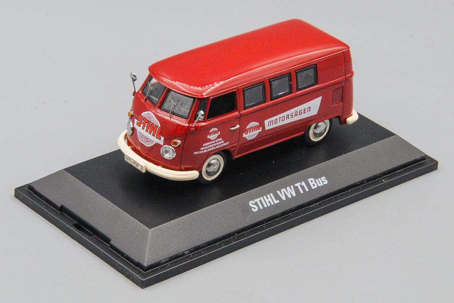 1:43 VOLKSWAGEN T1 Bus STIHL, Red - 382583