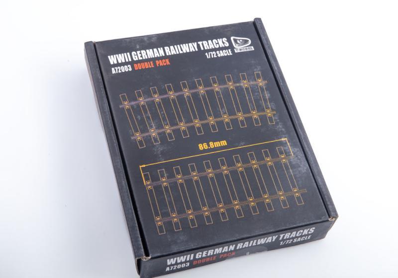 1:72 Сборная модель WWII German Railway Tracks Double Pack - A72003D
