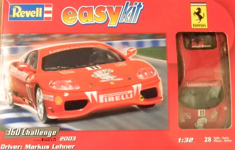1:32 Сборная модель Легковой автомобиль Ferrari 360 Challenge - Markus Lehner - 07138