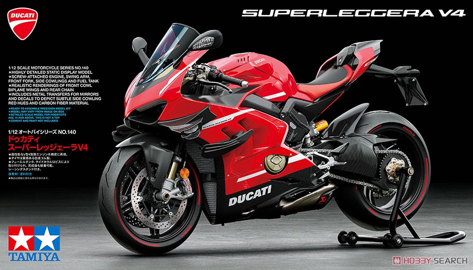 1:12 Сборная модель Ducati Superleggera V4 - 14140