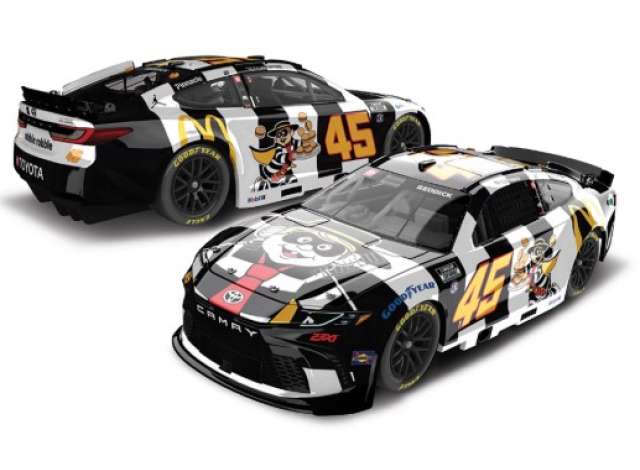 1:24 TOYOTA Camry #45 Tyler Reddick *McDonald`s Hamburglar* black/white/orange 2024 - C452422MCHTK