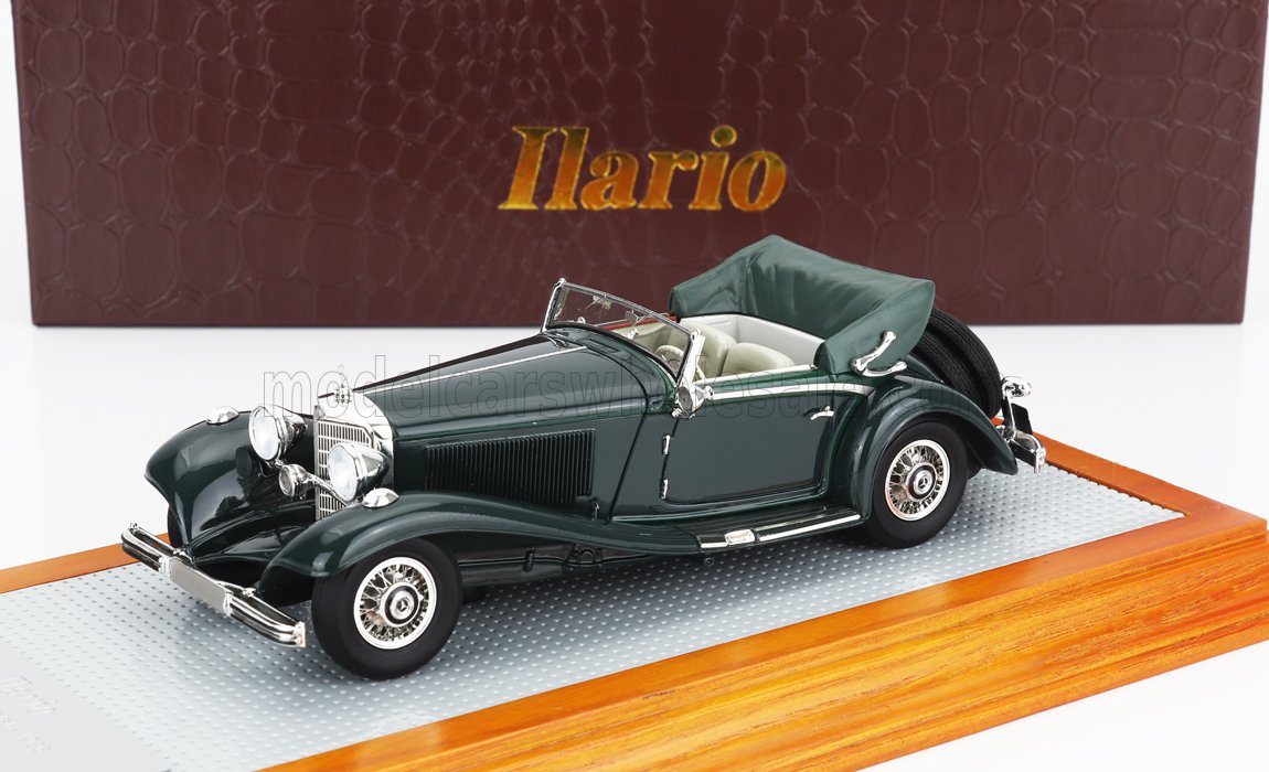 1:43 MERCEDES-BENZ 500k Sn130897 Sindelfingen Cabriolet A Open (1936), 2 Tone Green - IL43187
