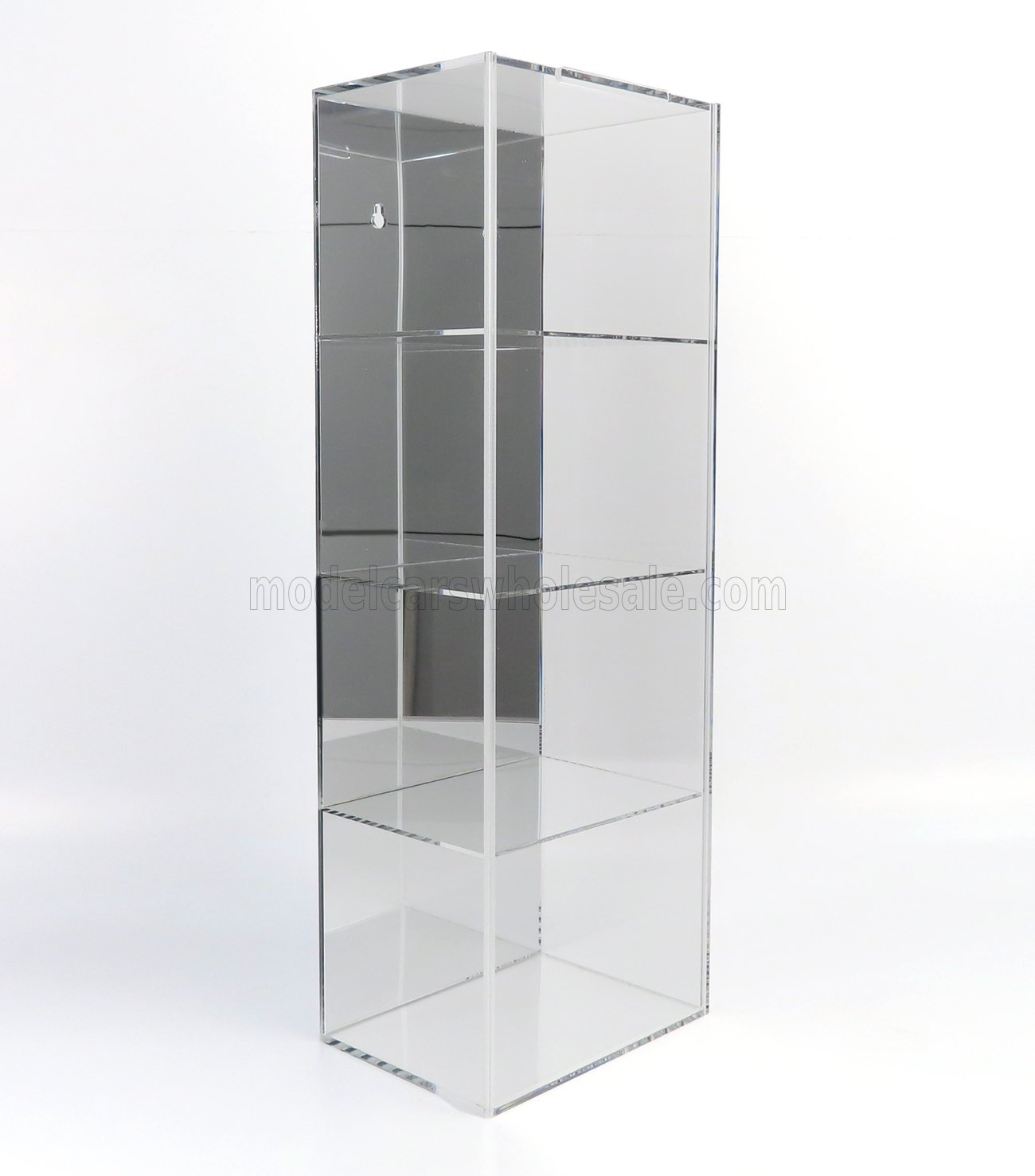 1:2 VETRINA DISPLAY BOX Hight Quality Showcase For Up To 4 Helmets 1/2 Lungh.length Cm 21 X Largh.width Cm 15.5 X Alt.height Cm 60.5, Mirrored Backside - CK99918011