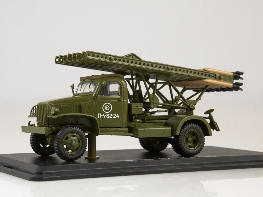 1:43 CHEVROLET G7107 БМ-13 Катюша, хаки - SSM1374