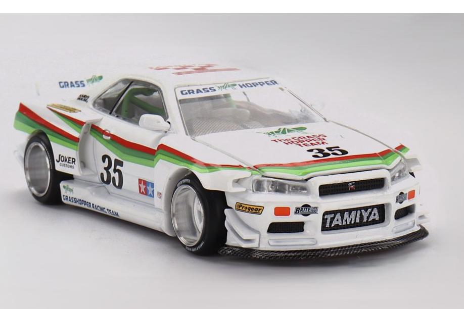 1:64 NISSAN Skyline GT-R R34, white - KHMG167