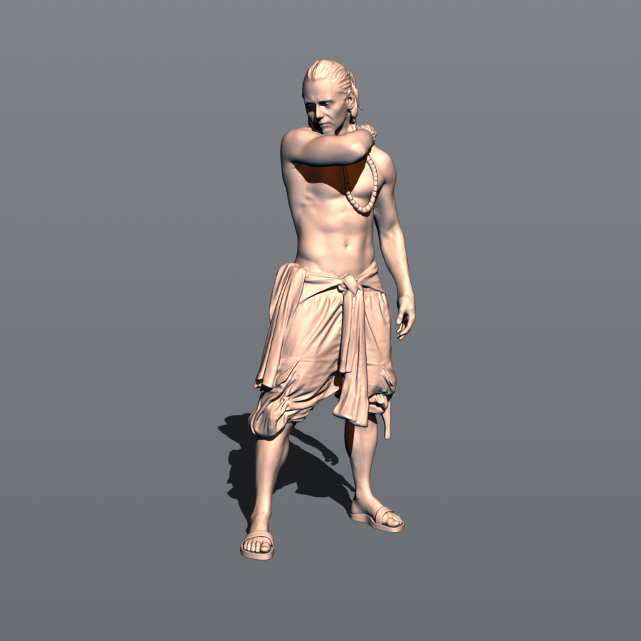 1:24 Фигура Разминочка (масштаб 1:24, окрашенная) - MPF24-906okr