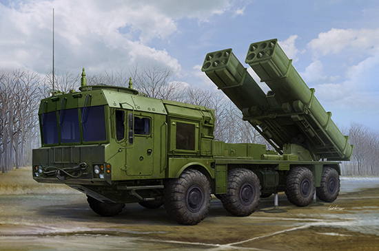 1:35 Сборная модель Ракетный комплекс Russian 9A53 Uragan-1M MLRS (Tornado-s) - 01068