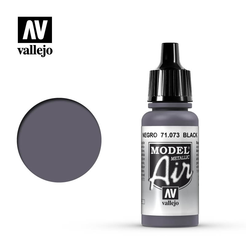 Краска акриловая `Model Air` Черный Металлик / Black (Metallic) - 71073