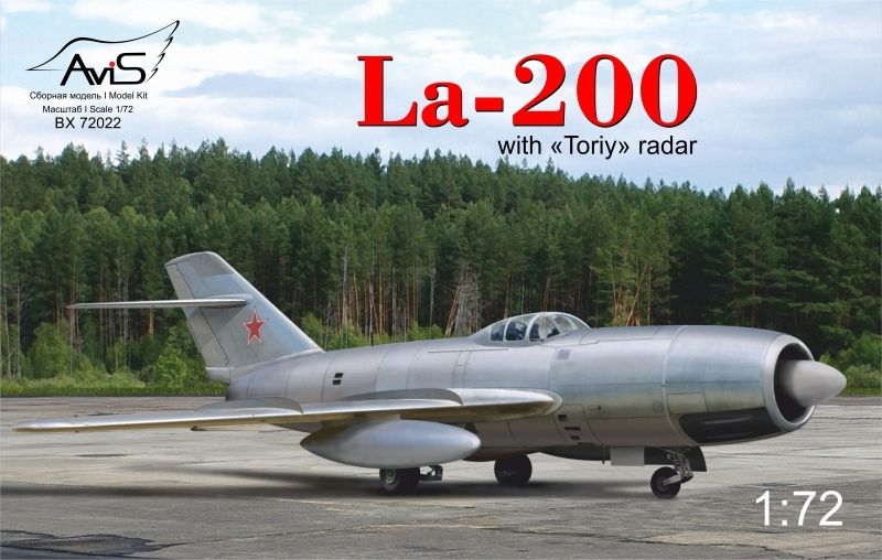 1:72 Сборная модель La-200 with Toriy radar - 72022