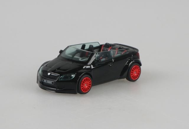 1:43 SKODA Fabia RS2000 Concept Car černá - 804DBr