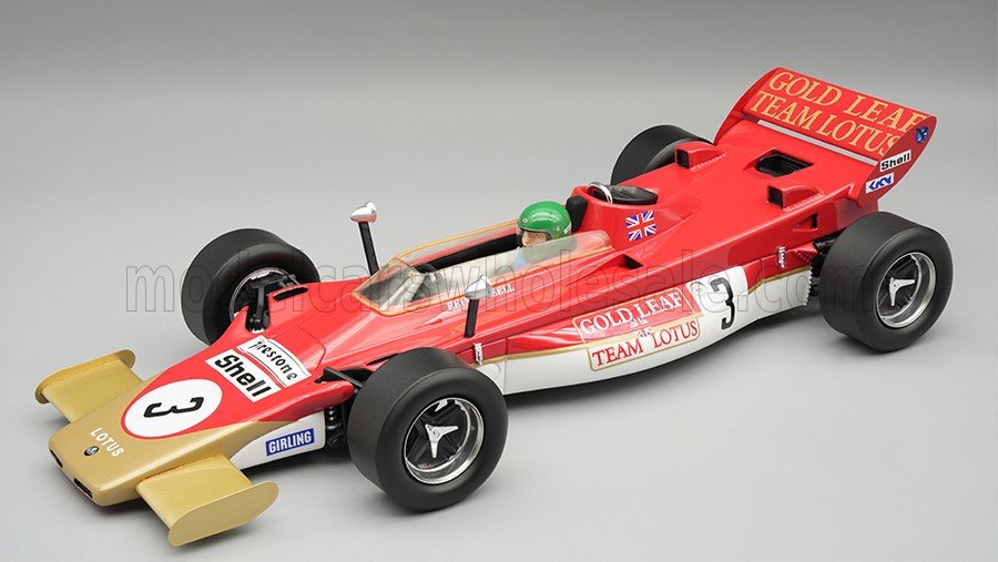 1:18 LOTUS F1 56B N 3 BRITISH GP (with pilot figure) Reine Wisell (1971) - TMD18-430A