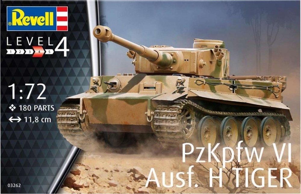 1:72 Сборная модель Немецкий тяжелый танк PzKpfw VI Tiger Ausf. H - 03262